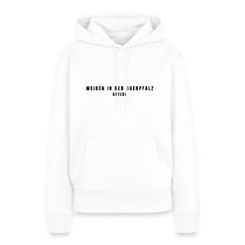 Weiden dans le Haut-Palatinat, Bavière - Sweat à capuche Premium bio Femme - blanc - Devant - Julia (174cm)