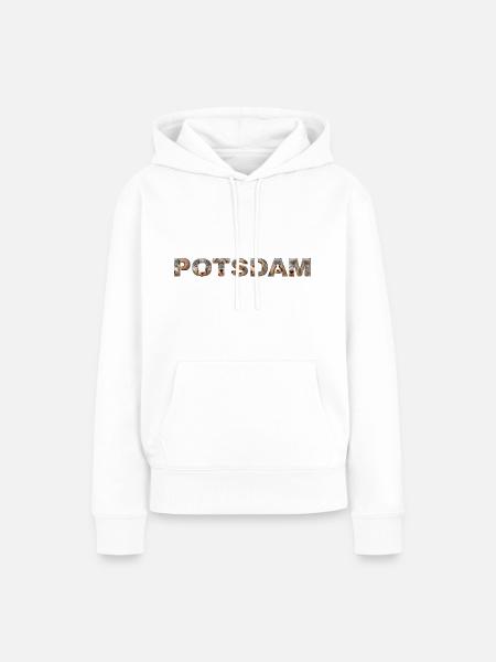 Potsdam Hund - Frauen Premium Bio Hoodie - Weiß