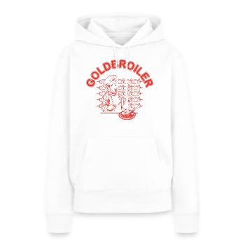 Broiler, DDR Rezepte, Goldbroiler, Osten, Design - Frauen Premium Bio Hoodie - Weiß - Vorne - Julia (174cm)