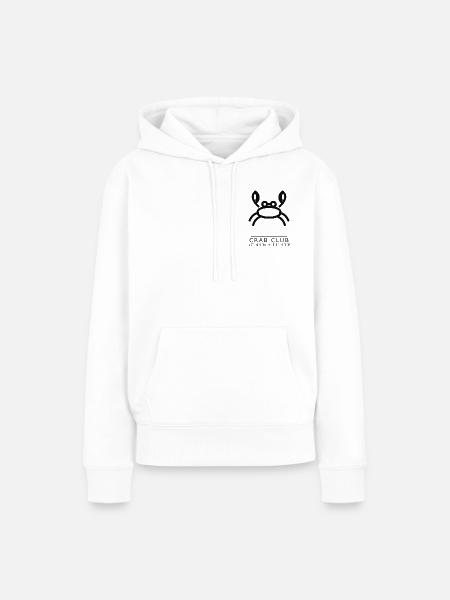 CrabClub: Koordinaten - Frauen Premium Bio Hoodie - Weiß