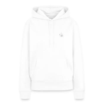 Gondel | Skifahrer - Frauen Premium Bio Hoodie - Weiß - Vorne - Julia (174cm)