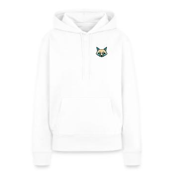 FoxyExpressions - Frauen Premium Bio Hoodie - Weiß - Vorne - Julia (174cm)