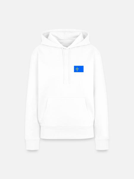Asturien - Frauen Premium Bio Hoodie - Weiß
