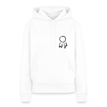 Platz Abzeichen / Orden Vorlage. Gekritzel. - Frauen Premium Bio Hoodie - Weiß - Vorne - Julia (174cm)