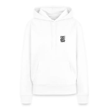 Je ne peux pas devenir adulte aujourd’hui - Sweat à capuche Premium bio Femme - blanc - Devant - Julia (174cm)