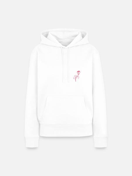 Rose Hill - Frauen Premium Bio Hoodie - Weiß