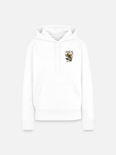 Wespenfahrt – Bee Proud - Frauen Premium Bio Hoodie - Weiß