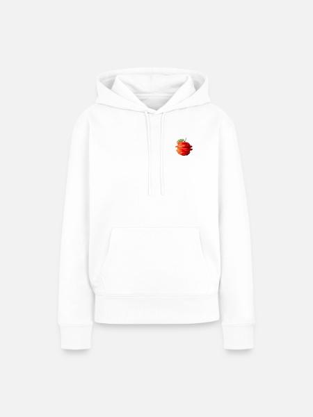 Apfel - Frauen Premium Bio Hoodie - Weiß