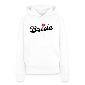 Bride to be - Women’s Premium Organic Hoodie - white - Front - Julia (174cm)