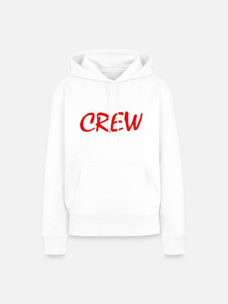 Crew - Frauen Premium Bio Hoodie - Weiß