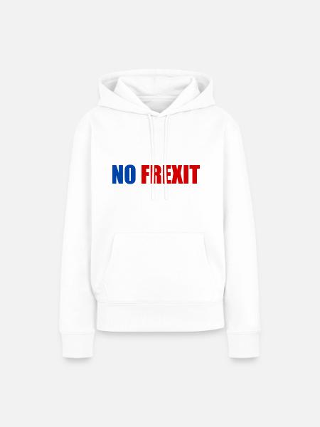 Kein Frexit - Frauen Premium Bio Hoodie - Weiß