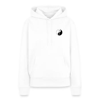 Yin yang - Women’s Premium Organic Hoodie - white - Front - Julia (174cm)