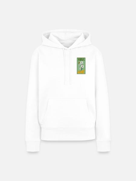 Natur - Frauen Premium Bio Hoodie - Weiß