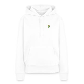 Fun Cactus - Frauen Premium Bio Hoodie - Weiß - Vorne - Julia (174cm)