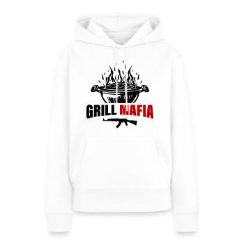 Grill Mafia - Frauen Premium Bio Hoodie - Weiß - Vorne - Julia (174cm)