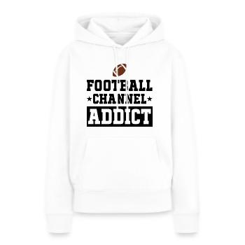 Love to watch American football - Women’s Premium Organic Hoodie - white - Front - Julia (174cm)