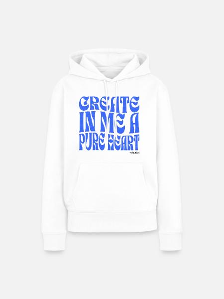 Christentum Christlicher Bibelvers - Frauen Premium Bio Hoodie - Weiß