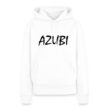 Azubi - Frauen Premium Bio Hoodie - Weiß - Vorne - Julia (174cm)