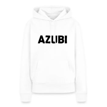 Azubi - Frauen Premium Bio Hoodie - Weiß - Vorne - Julia (174cm)