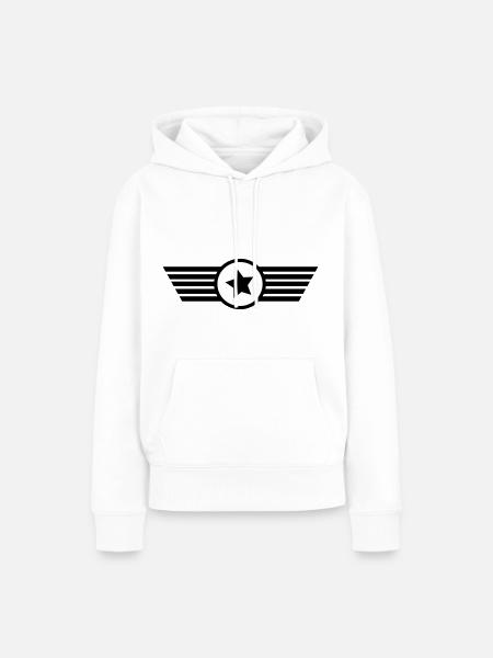 Wappen - Frauen Premium Bio Hoodie - Weiß