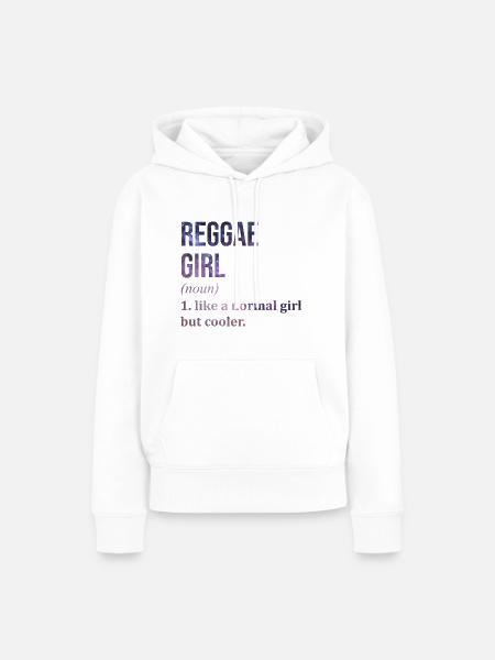 Reggae Reggae Reggae - Frauen Premium Bio Hoodie - Weiß