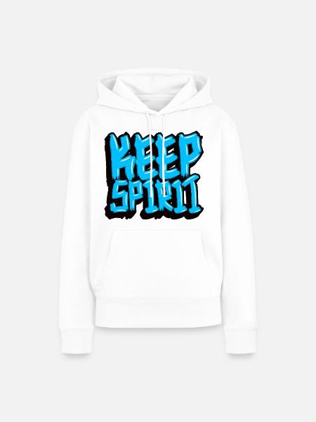 Mode - Frauen Premium Bio Hoodie - Weiß
