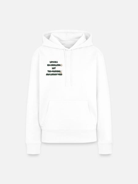 NPC Simulator - Frauen Premium Bio Hoodie - Weiß