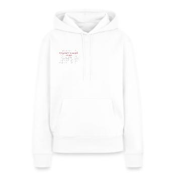 Geburstagsgeschenk für Mathe Fans - Frauen Premium Bio Hoodie - Weiß - Vorne - Julia (174cm)