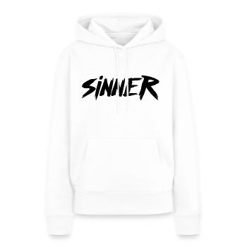 Sinner Grafik - Frauen Premium Bio Hoodie - Weiß - Vorne - Julia (174cm)