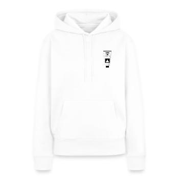 Forever young sunscreen - Frauen Premium Bio Hoodie - Weiß - Vorne - Julia (174cm)