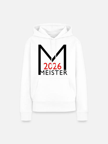 Meister 2026 Meisterschaft - Frauen Premium Bio Hoodie - Weiß