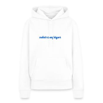 ich bin ein Frauenheld - Frauen Premium Bio Hoodie - Weiß - Vorne - Julia (174cm)