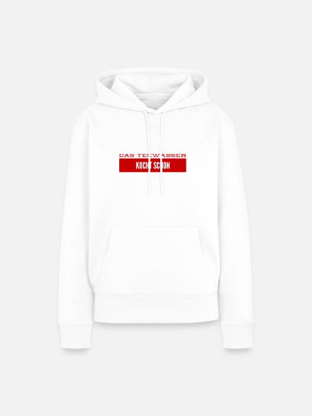 ich mag Tee - Frauen Premium Bio Hoodie - Weiß