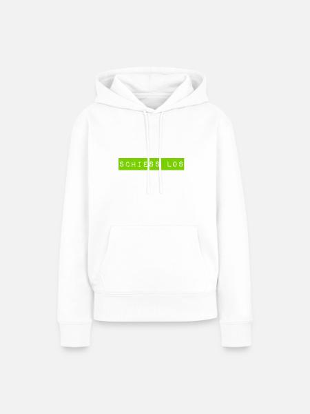 fang an - Frauen Premium Bio Hoodie - Weiß