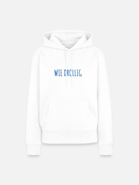 wie süß - Frauen Premium Bio Hoodie - Weiß