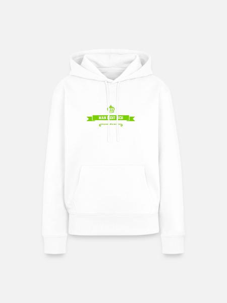 bye bye - Frauen Premium Bio Hoodie - Weiß