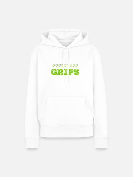 ich bin clever - Frauen Premium Bio Hoodie - Weiß