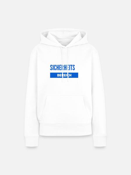 kein Zutritt - Frauen Premium Bio Hoodie - Weiß