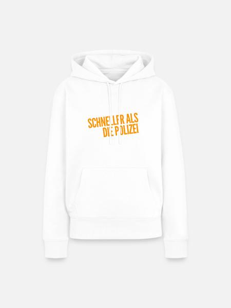 Geschwindigkeit geht immer - Frauen Premium Bio Hoodie - Weiß