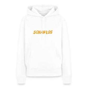 ich spüre keine Scham - Frauen Premium Bio Hoodie - Weiß - Vorne - Julia (174cm)