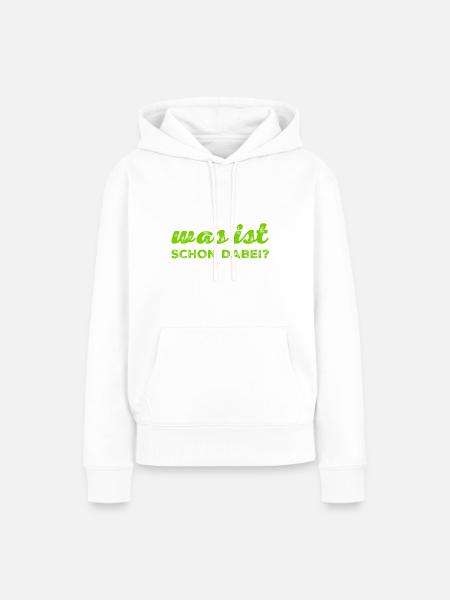 ist doch okay - Frauen Premium Bio Hoodie - Weiß
