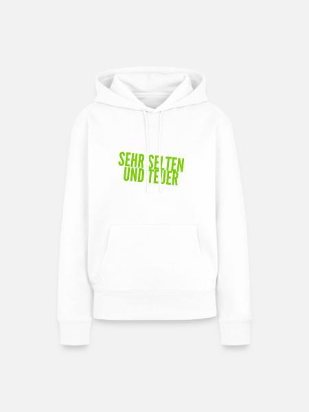 ich bin was besonderes - Frauen Premium Bio Hoodie - Weiß