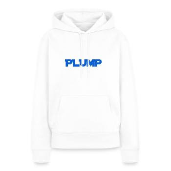 ich bin unbeholfen - Frauen Premium Bio Hoodie - Weiß - Vorne - Julia (174cm)