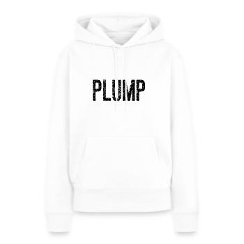 schwerfällig - Frauen Premium Bio Hoodie - Weiß - Vorne - Julia (174cm)