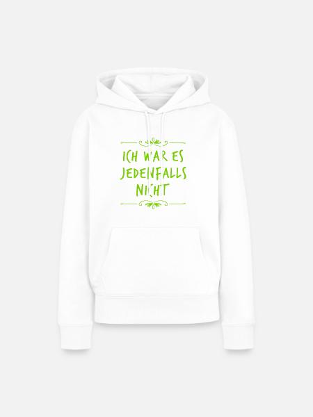 ich bin die Unschuld - Frauen Premium Bio Hoodie - Weiß
