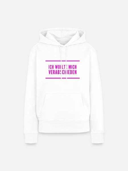 lebe wohl - Frauen Premium Bio Hoodie - Weiß