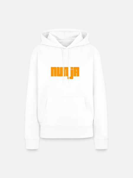 ich bin unsicher - Frauen Premium Bio Hoodie - Weiß