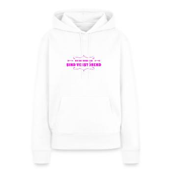 verstörende Erinnerungen - Frauen Premium Bio Hoodie - Weiß - Vorne - Julia (174cm)