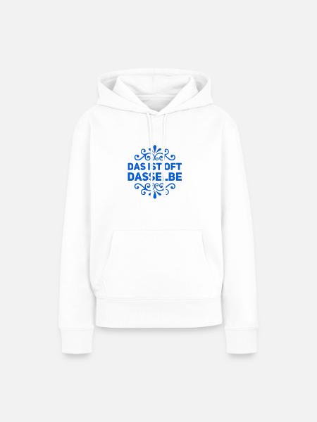 oft dasselbe - Frauen Premium Bio Hoodie - Weiß