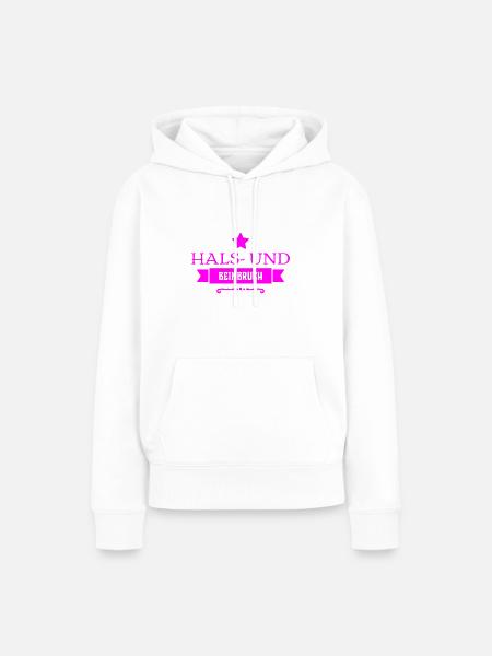 viel Glück - Frauen Premium Bio Hoodie - Weiß